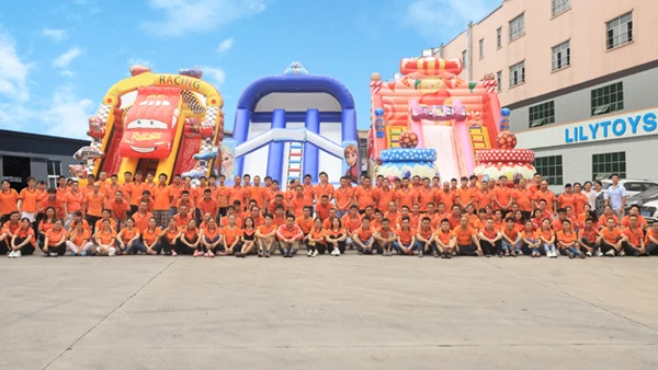 commercial used playground inflatable water slide beautiful water paly equipment with pool for sale