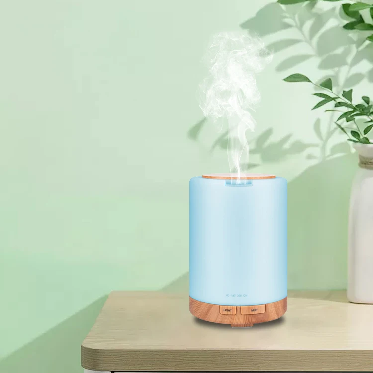 Electric Wood Diffuser Lamp Offical Air Humidifier Diffus Flavoring Ultrasonic Difusor Aromatherapy Essential Oil Diffuser Home