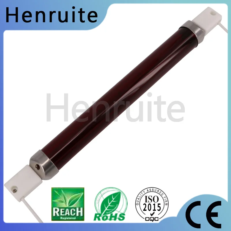 Jacketed Ruby Tube 19mm530mm1500w Halogen Lamps Quartz Infrared Heating Lamps For Car Painting