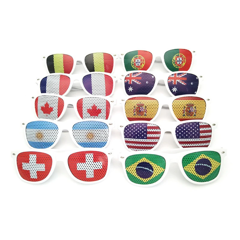 Custom trend Patriotic Sunglasses promotional sunglasses custom logo flag Glasses Pinhole sunglasses festivaI activity party