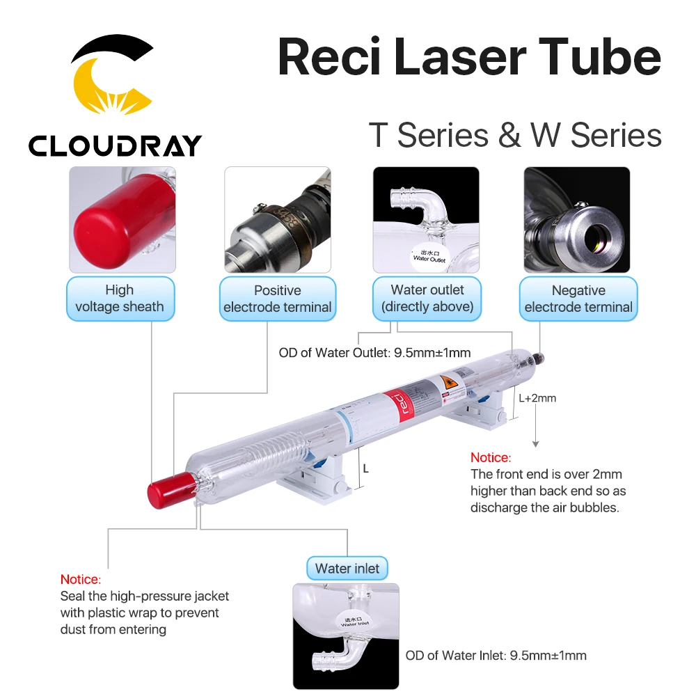  Cloudray CL66 Reci W1 W2 W4 W6 W8 75W-180W CO2 лазерная