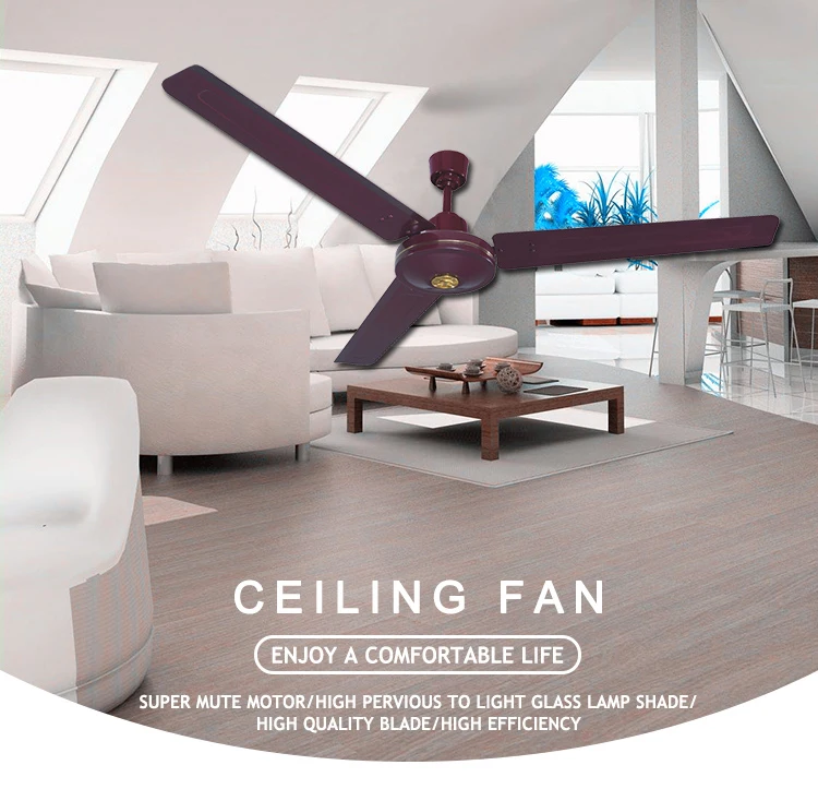 56 inch/1400mm Brown Color Orient Deluxe Ceiling Fan With Copper Motor Aluminum Blade to India Ghana Kenya Togo Tanzania Africa