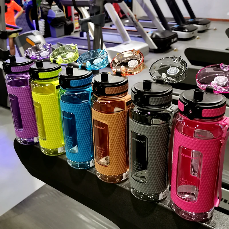 Wholesale 27oz 800ML bicycle water bottles Tritan bpa free fitness gym sport motivational kids water bottle with time marker