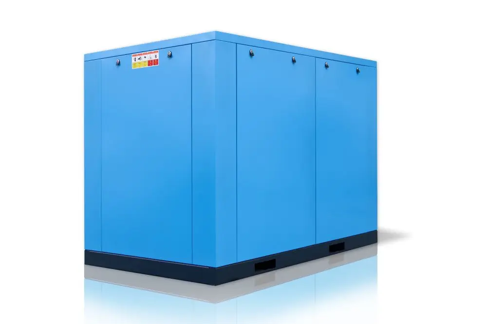 Low-pressure 8bar air-compressors 3.2m3- 71m3 two stage screw air compressor factory price for industrial textile