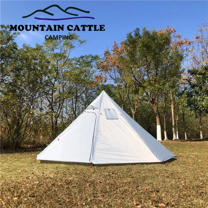 MCETO TX320 3-4 Person Ultralight Outdoor Pyramid Teepee Tent For Hiking Camping Bushcrafter Equipment