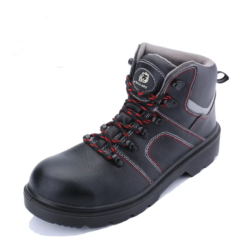 black hammer buffalo leather safety construction acid resistant safety shoes
