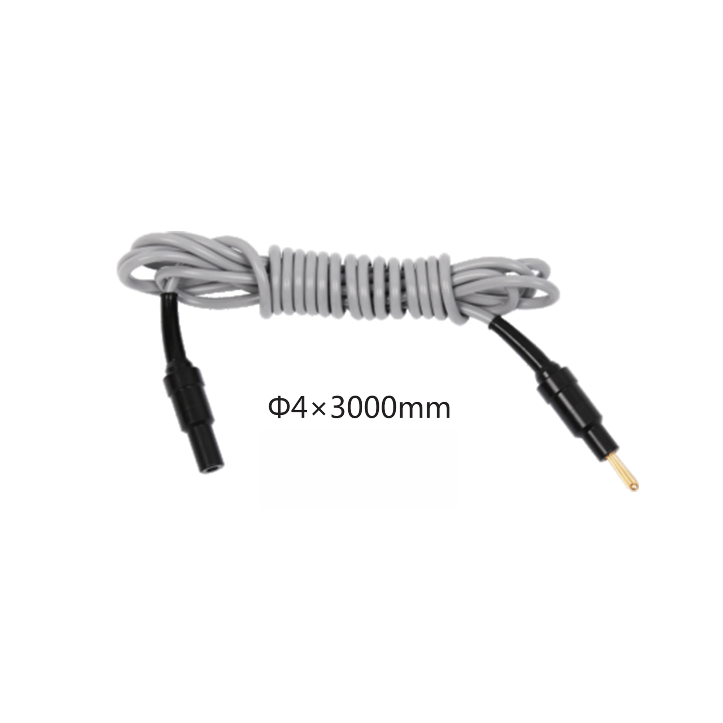 High Quality 4*3000mm Surgical Laparoscopic Basis Instruments Monopolar Bipolar Coagulation Forceps Cable Optimal High