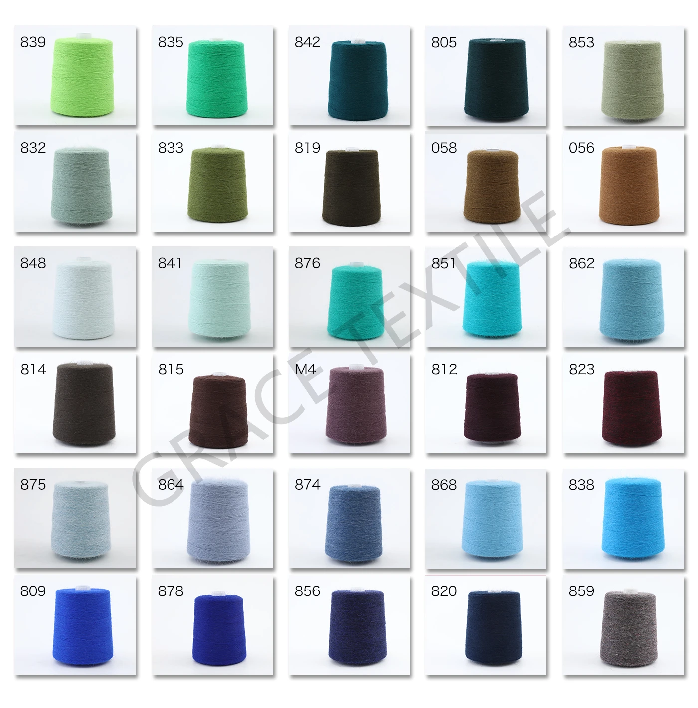 60%Angora Yarn For Hand Knitting Scarf Sweater Cap Ball Yarn Mink Yarn Factory Wholesale