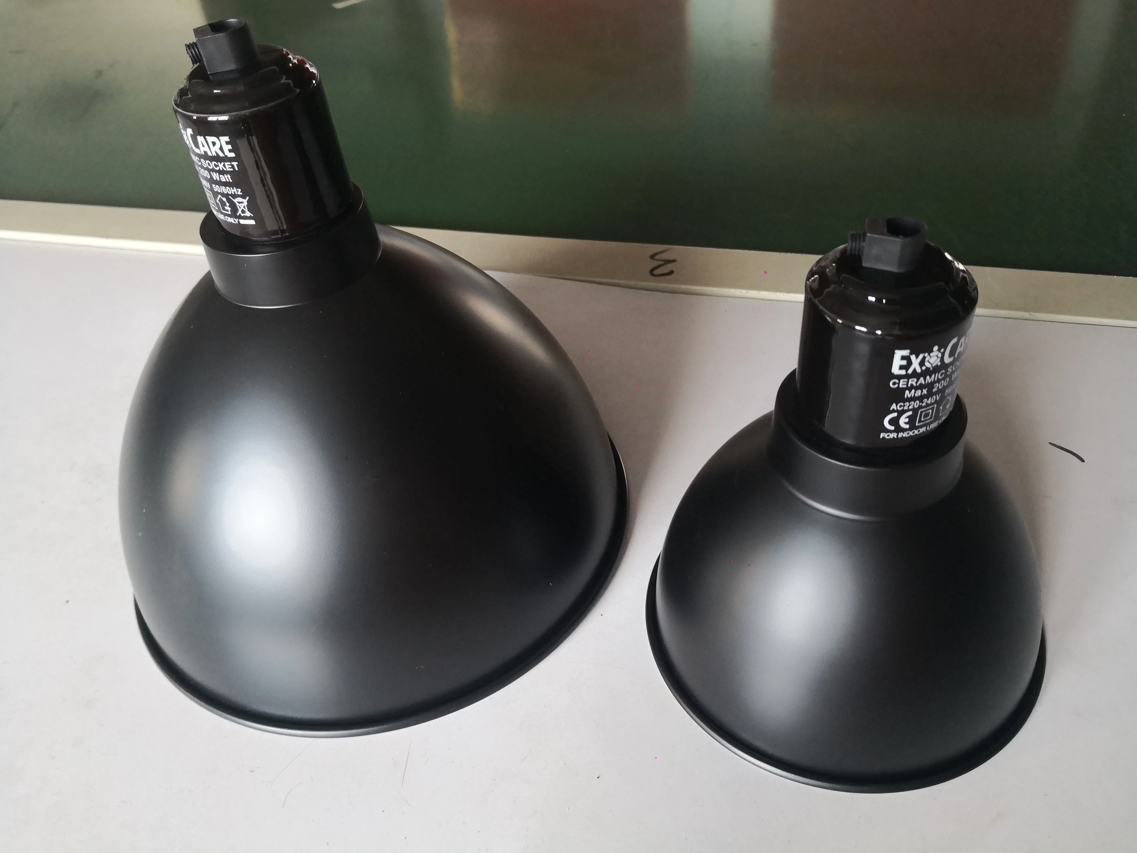 
5.5-inch Reptile Clamp Lamp Lampshades Aluminum Reflector Heating Lamp Fixtures for Crawling 