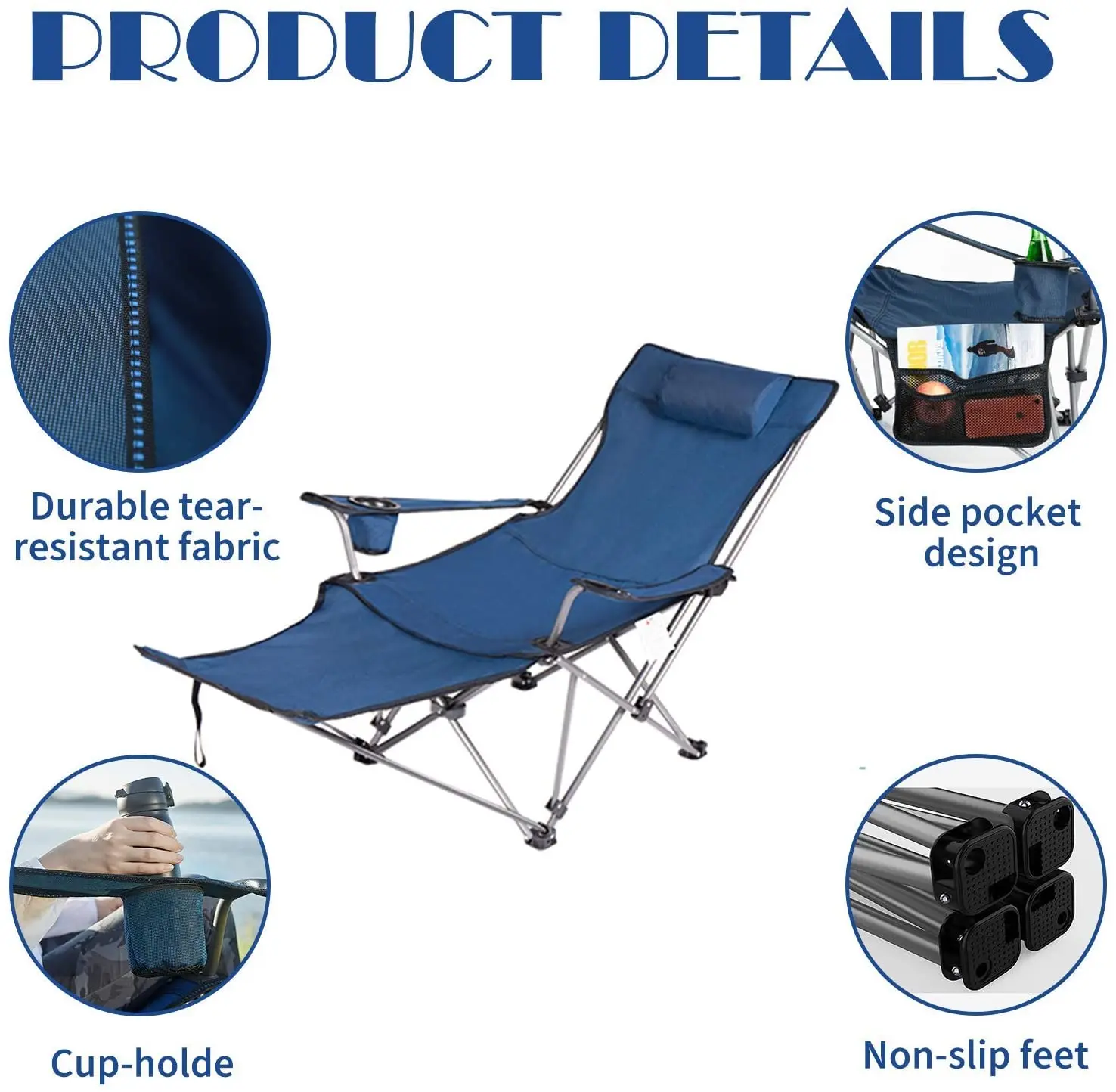 Outdoor Heavy Duty Wholesale Fold Up Aluminum Tourist Chair Folding Beach Chairs Relax Camping Lawn Chair