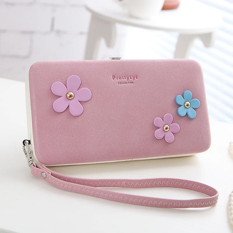 
2020 Multifunctional Long Style Zipper Ladies Phone Leather Purse Women Clutch Bags Baellerry Wallet Bag 