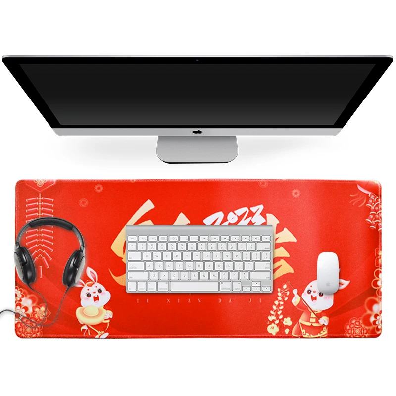 Custom Design Print Non-Slip Thick XXL Large Durable Waterproof Office Gaming Deskmat Desk Mat