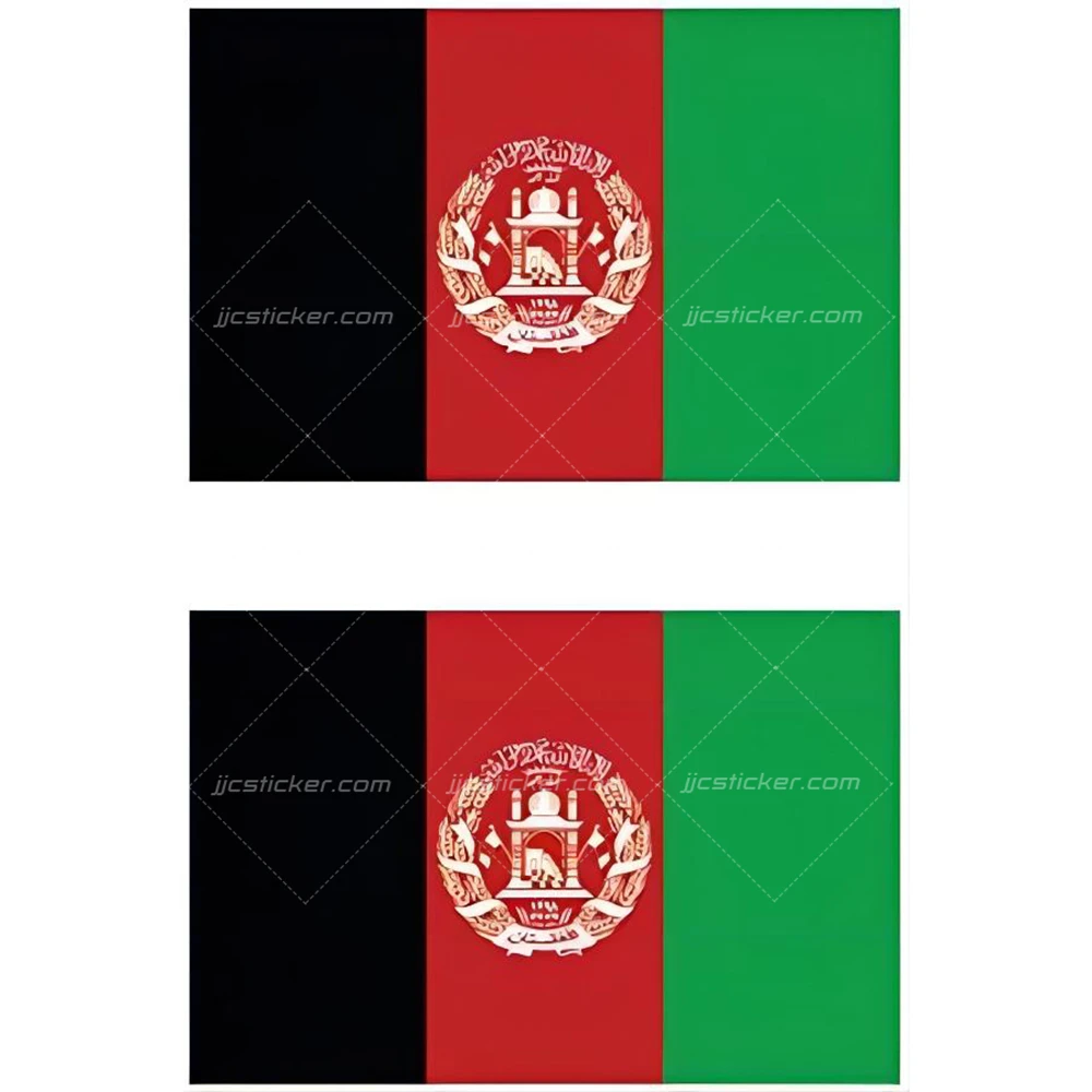 custom printing self adhesive decal paper reusable wholesale china manufacturer design pvc afghanistan country flag sticker