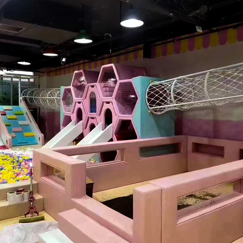 Jungle Children Play Area Kids Indoor Playground Equipment Of Commercial Indoor Playground Slide Set Soft Play For Toddler