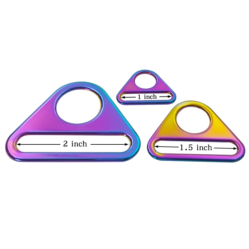 Triangle Bag Buckle Handbag Triangle Bag Strap Connector Ring Buckle For Bag Making
