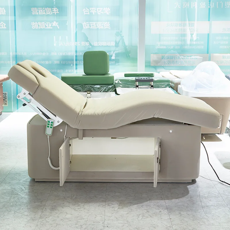 Spa bed with cabinet Multifunctional massage body care Electric beauty bed Electric professional massage bed