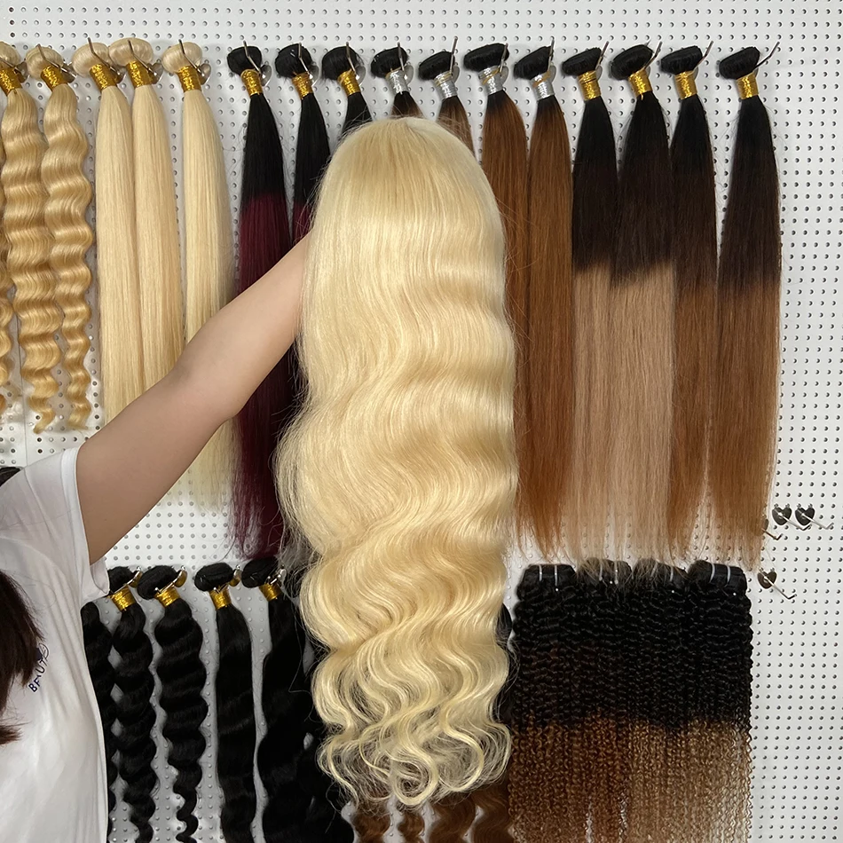 Transparent HD Lace Frontal Wigs 150% 220% 250% HD Full Lace Wig Wholesale Brazilian Virgin Hair Full Lace Human Hair Wig