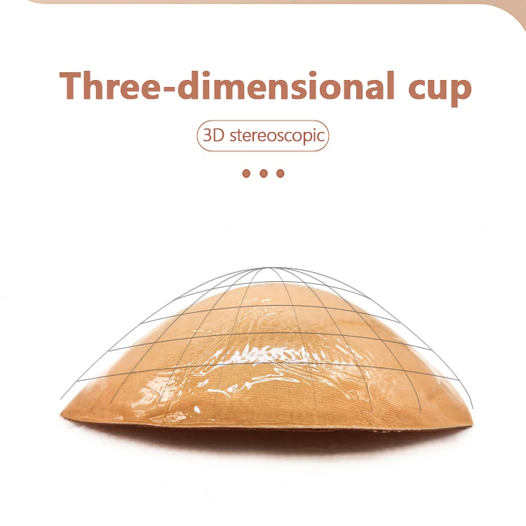 Double-Sided Self-Adhesive Breast Pads Bra Pads Inserts For Sizes A, B/C, D Cups Reusable Silicone Glue Triangle Push Up Pads