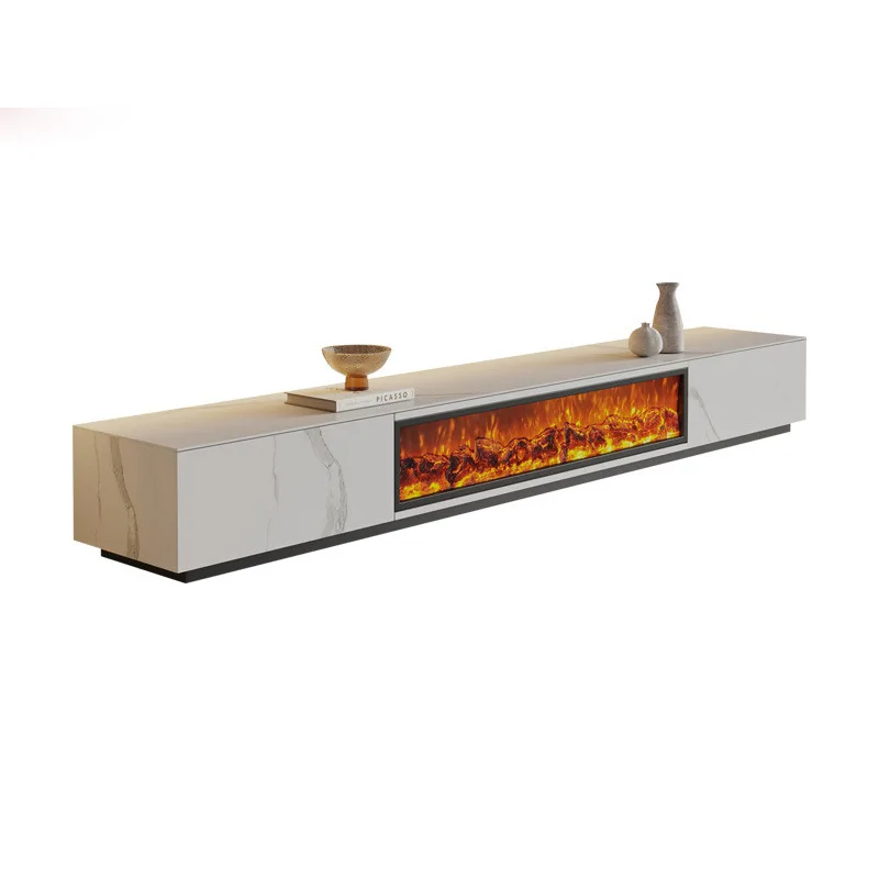 Wholesale Modern Simulated Flame TV Stand Decorative Cabinet Electric Fireplace Design Coffee Table