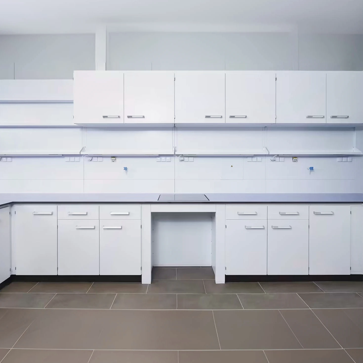 Electronic Chemistry Biology Lab Bench with Phenolic Resin Worktop Ceramic Countertop Laboratory Work Bench