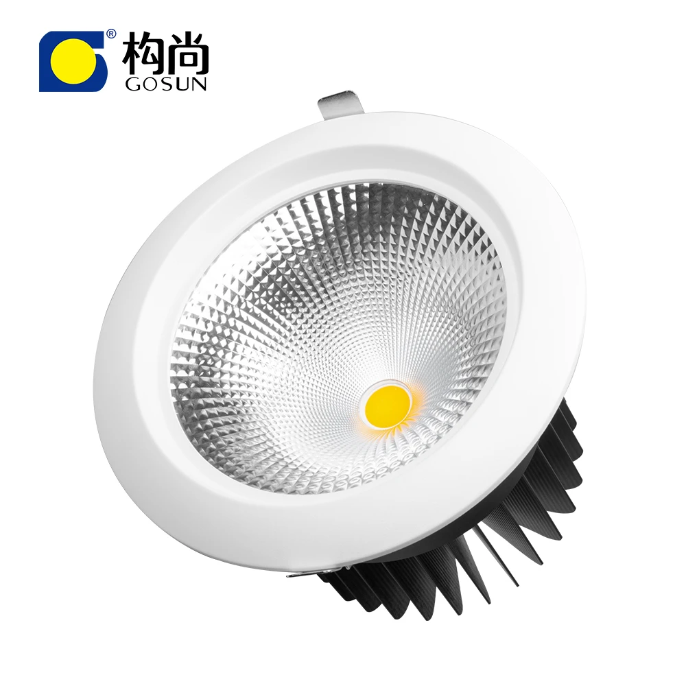 8 inch 230mm 90W cob recessed led retail downlight