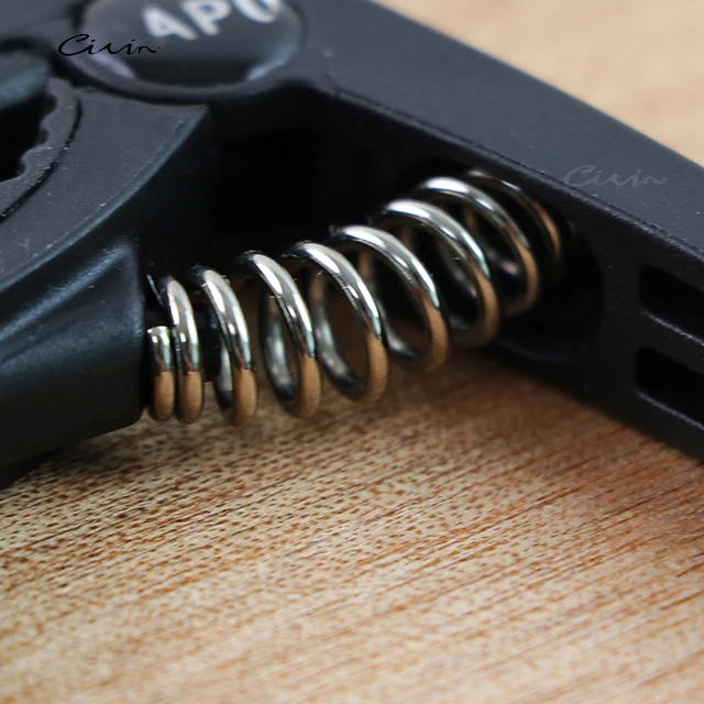 Wholesale Tuner Clip Guitars Accessories High Quality Steel Black Guitar Capo For Guitar