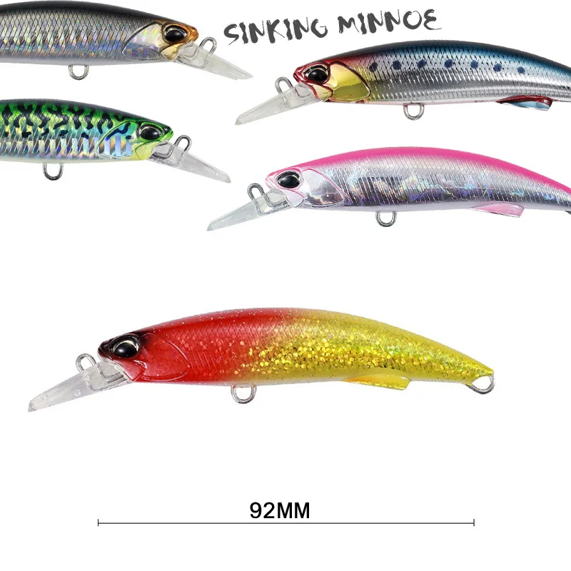 Lure For Fishing 92mm 40g Japan Fishing Lure Wobbler Catfish Carp Deep Diving Jerkbait Fishing Hard Bait Minnow Pesca