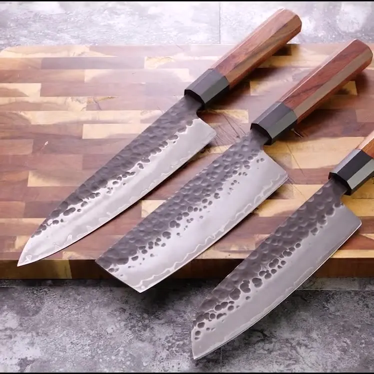 Новый дизайн японский Профессиональный кухонный нож для суши и поваров набор 8-дюймовых ножей сашими из нержавеющей стали с деревянной ручкой