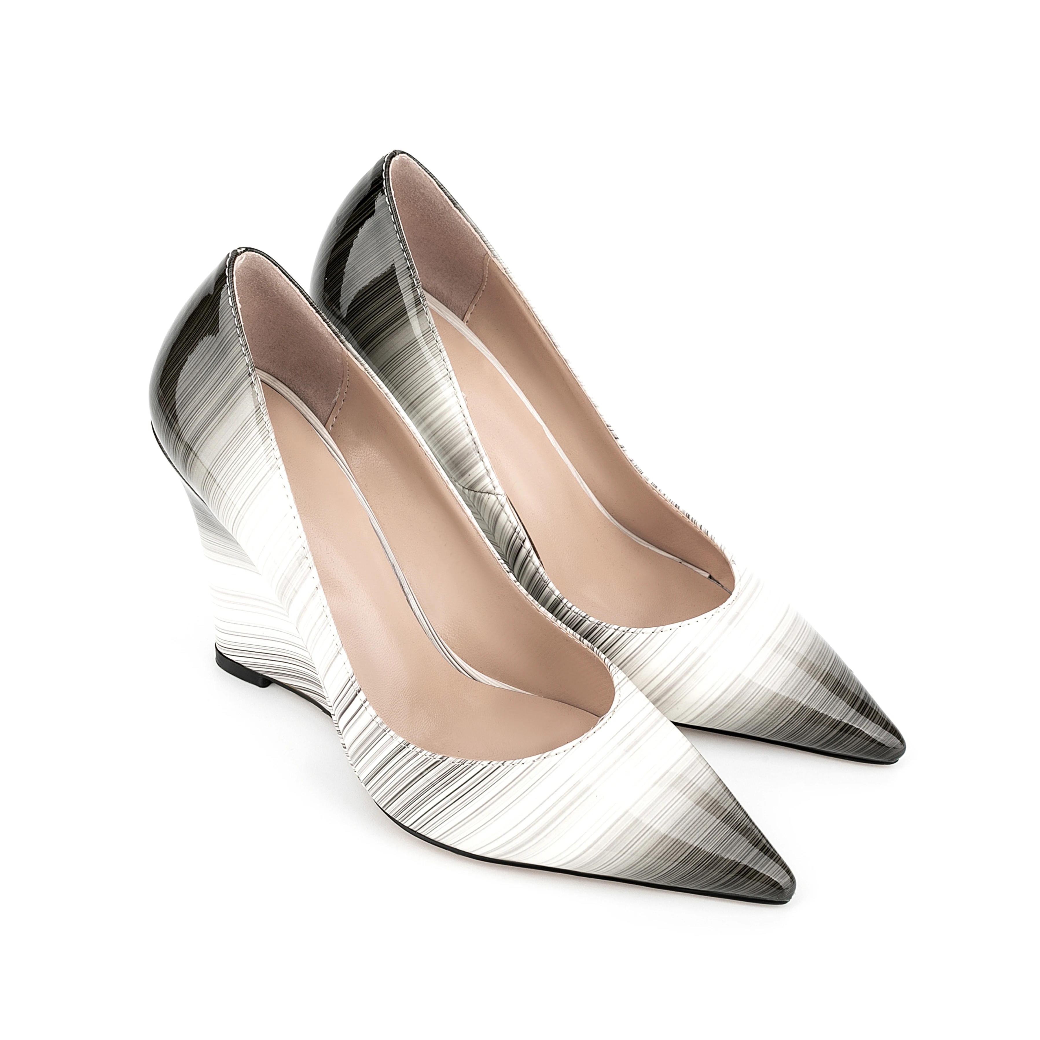 Pumpsrrivals Custom Logo New Design Wedge Shoes Platform Hshoesfor Ladiheelsmen Wedge Heels Shoes Wedge Heels for Women PVC PU