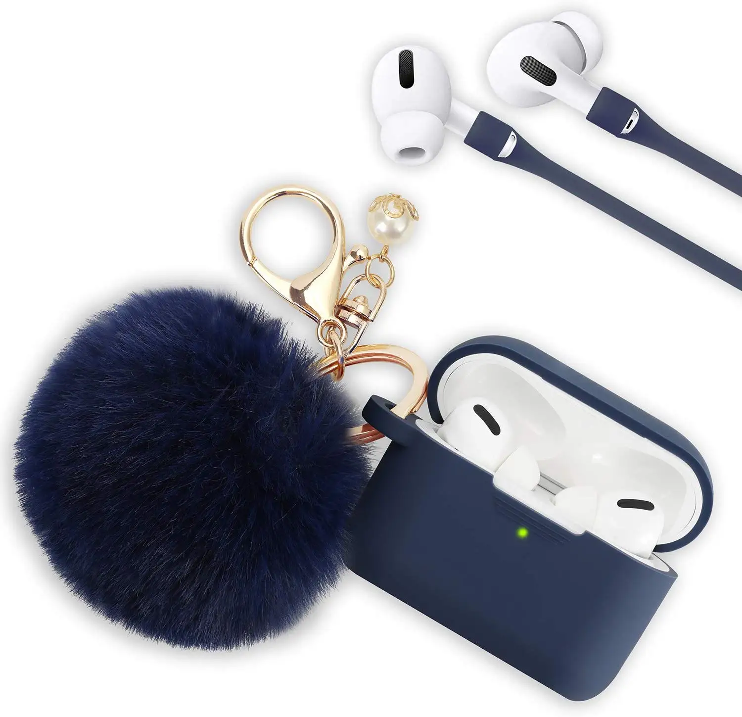  Чехол для Apple Airpod Pro оптовая продажа мягкий силиконовый резиновый чехол с мягким шариком и