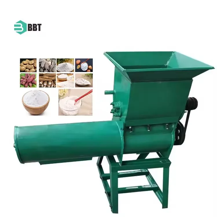 Electric Easy Operate Cassava Flour Processing Equipment Corn Grinder Starch Production Machine