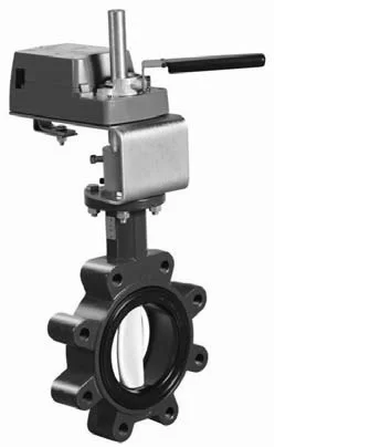 JOHNSON controls M9000 Electrically Actuated, Standard-Pressure, Standard-Temperature,Two-Way Butterfly Valves