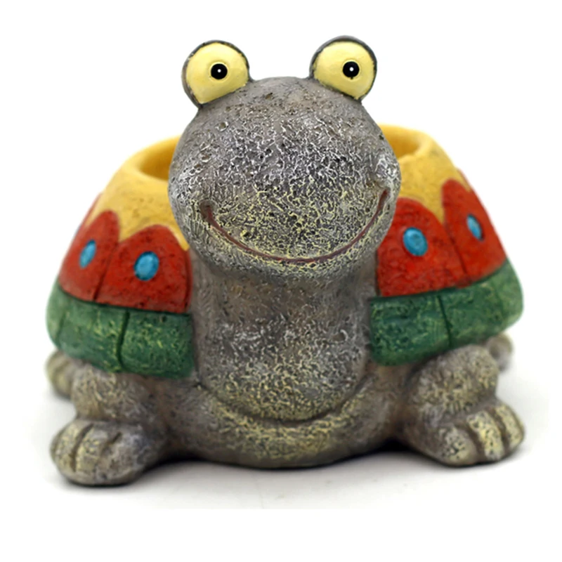 Roogo, статуэтка черепахи, цветочные горшки, домашний декор