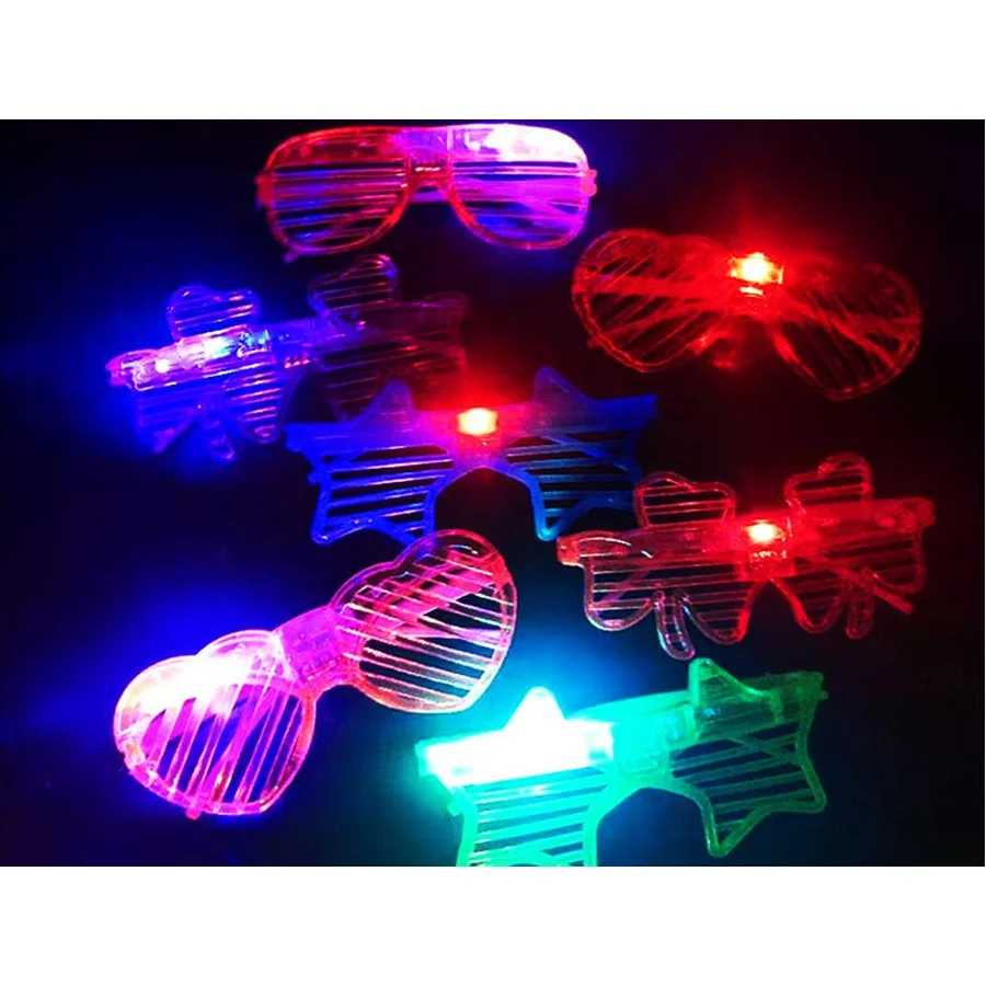 Glow Party Glasses Light Up Led Glasses Neon Party Favors Sunglasses For Kids Adults Birthday Christmas