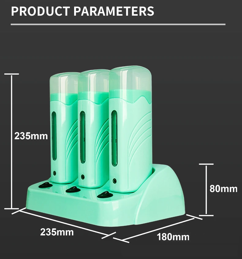 Hair Removal Wax Warmer Roller Wax Warmer Set Cartridge Roll On Wax Heater Kit For Hair Removal
