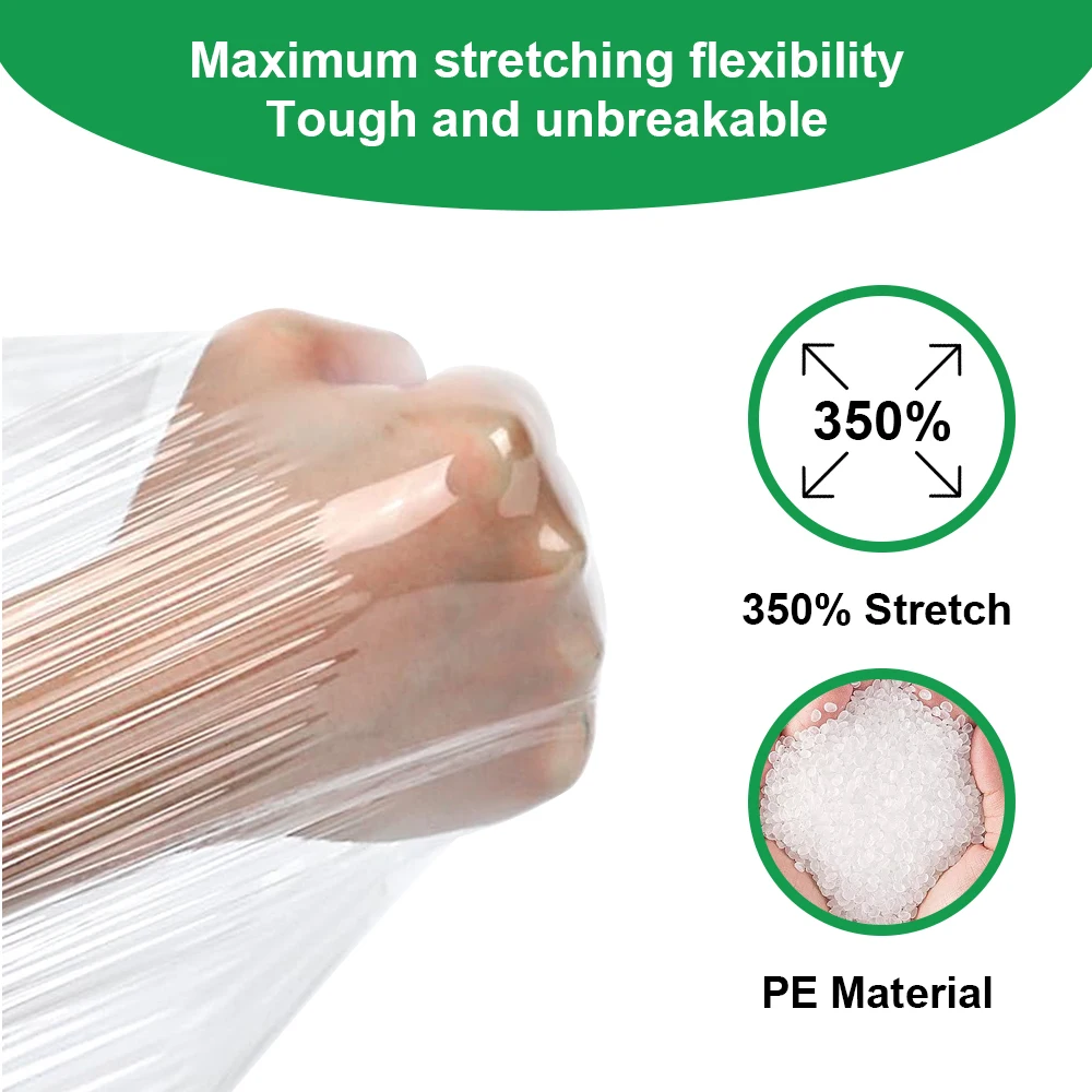 Custom Clear Compostable Plastic Printable Wrapping Film Cast Stretch Film Shrink Wrap