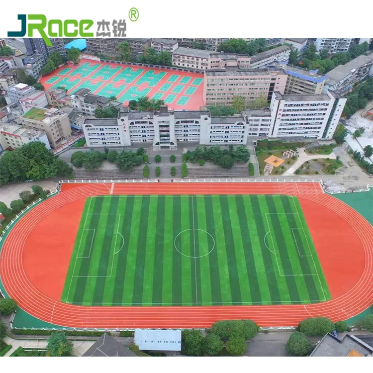 IAAF Approved Synthetic Running Track Sport Flooring Rubber Covering For Stadium