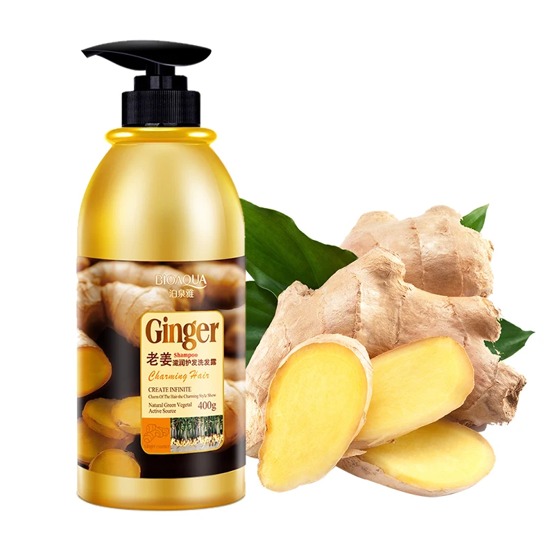 Оптовая продажа высокое качество oem шампунь имбирь поставщики лучшие против перхоти натуральный рис воды шампунь