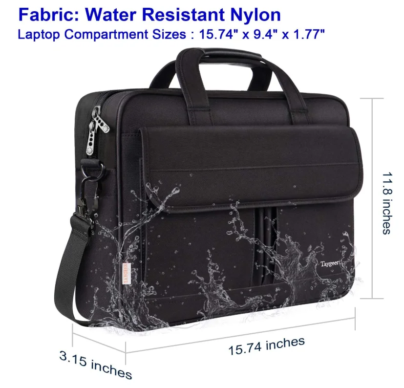  Лидер продаж на Amazon Офисная сумка для мужчин и женщин унисекс водоотталкивающая сумка-мессенджер через плечо компьютера деловой портфель
