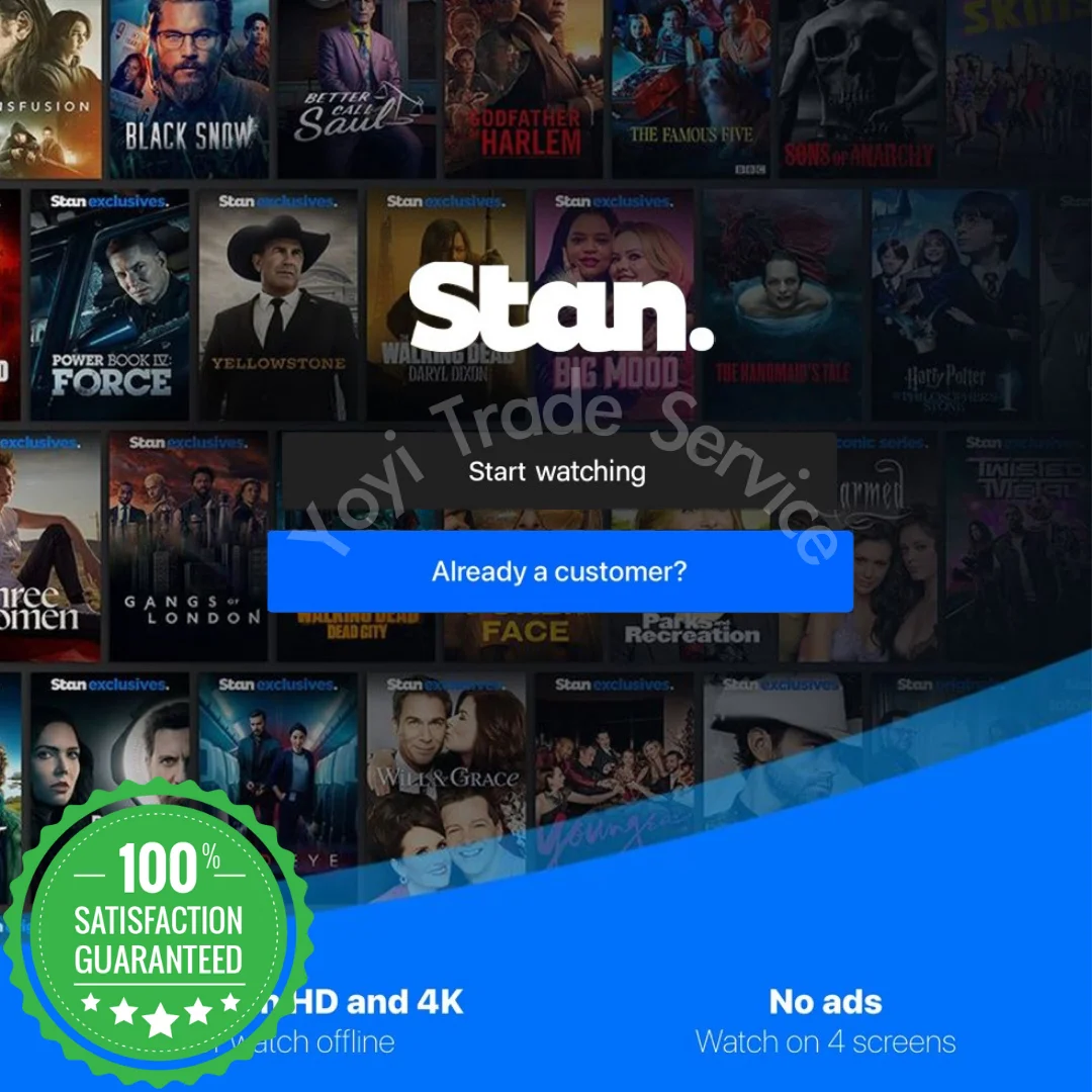 Stan Premium and Stan Sports On TV for Australia 1 month 3 months