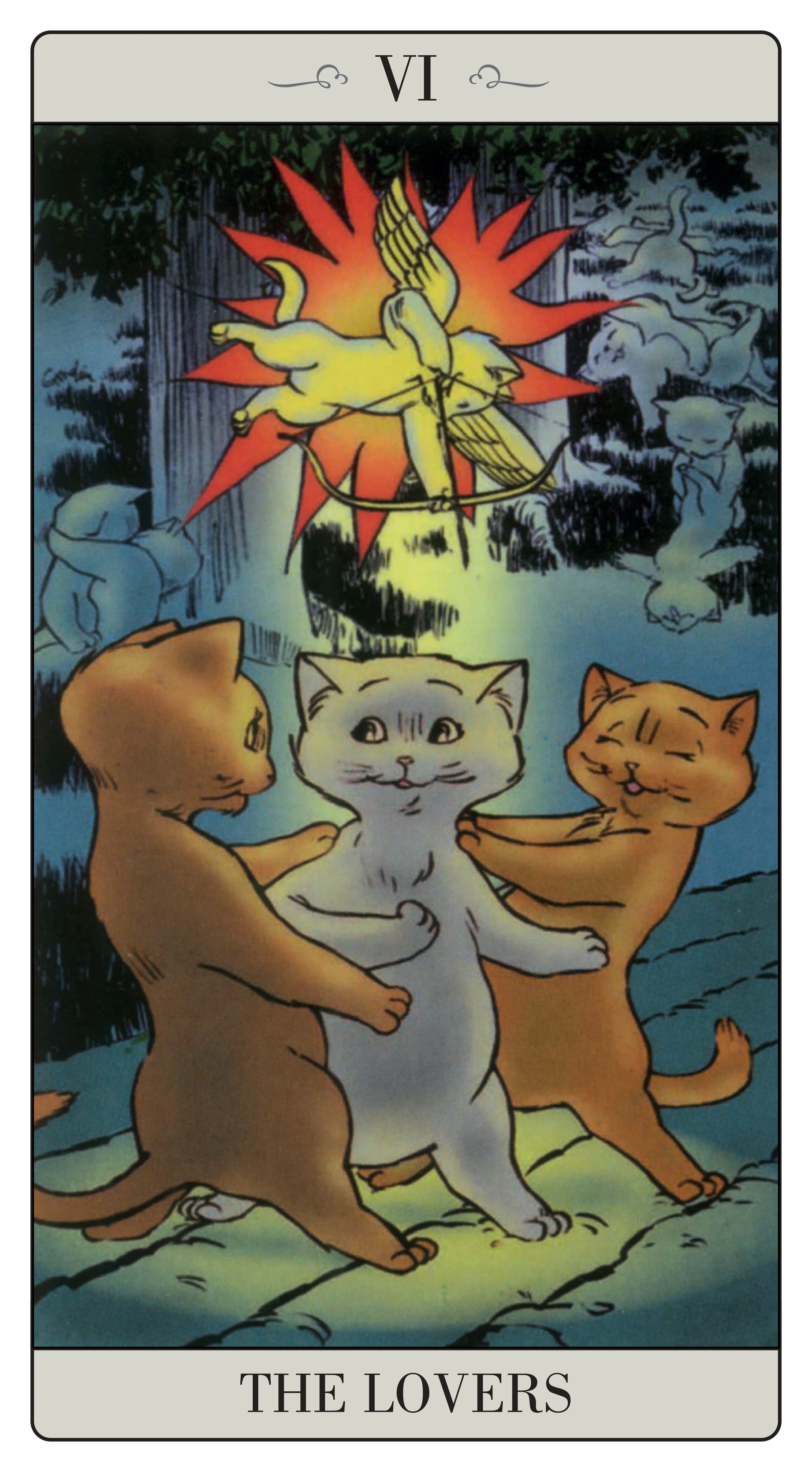 Wholesale The Way Jodorowsky Explained Tarot To His Cat With English Edition 22 Cards 80 Pages Book