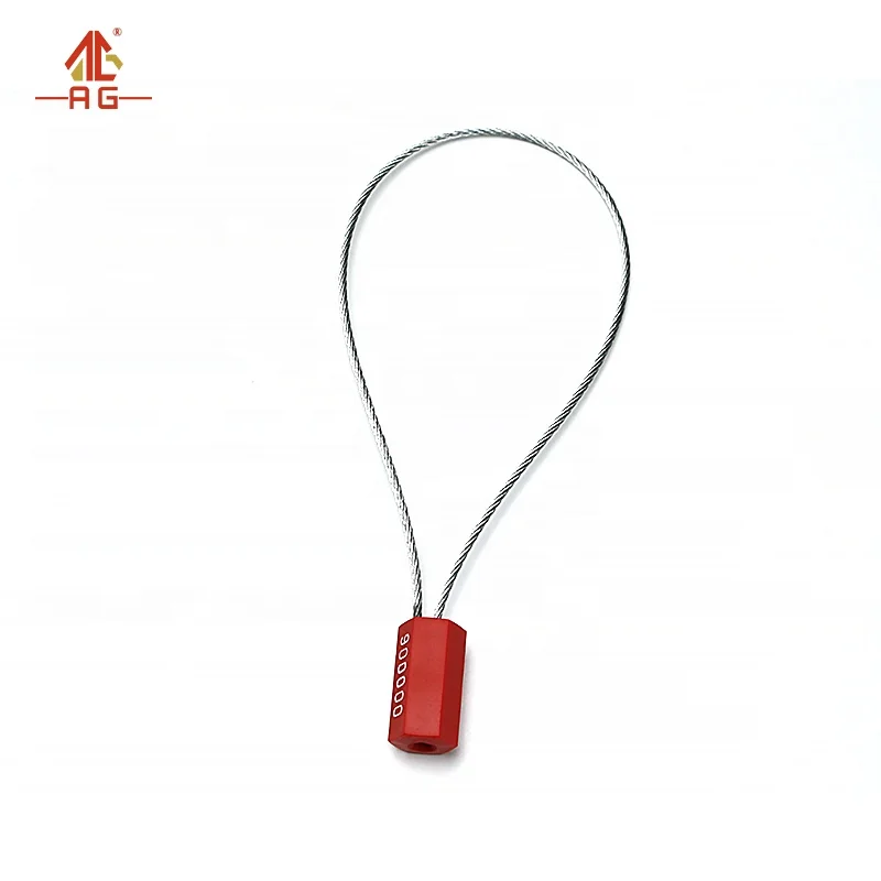 Trailer Door Container Seal AG-C003 Custom Shipping Container Cable Seal With Marking