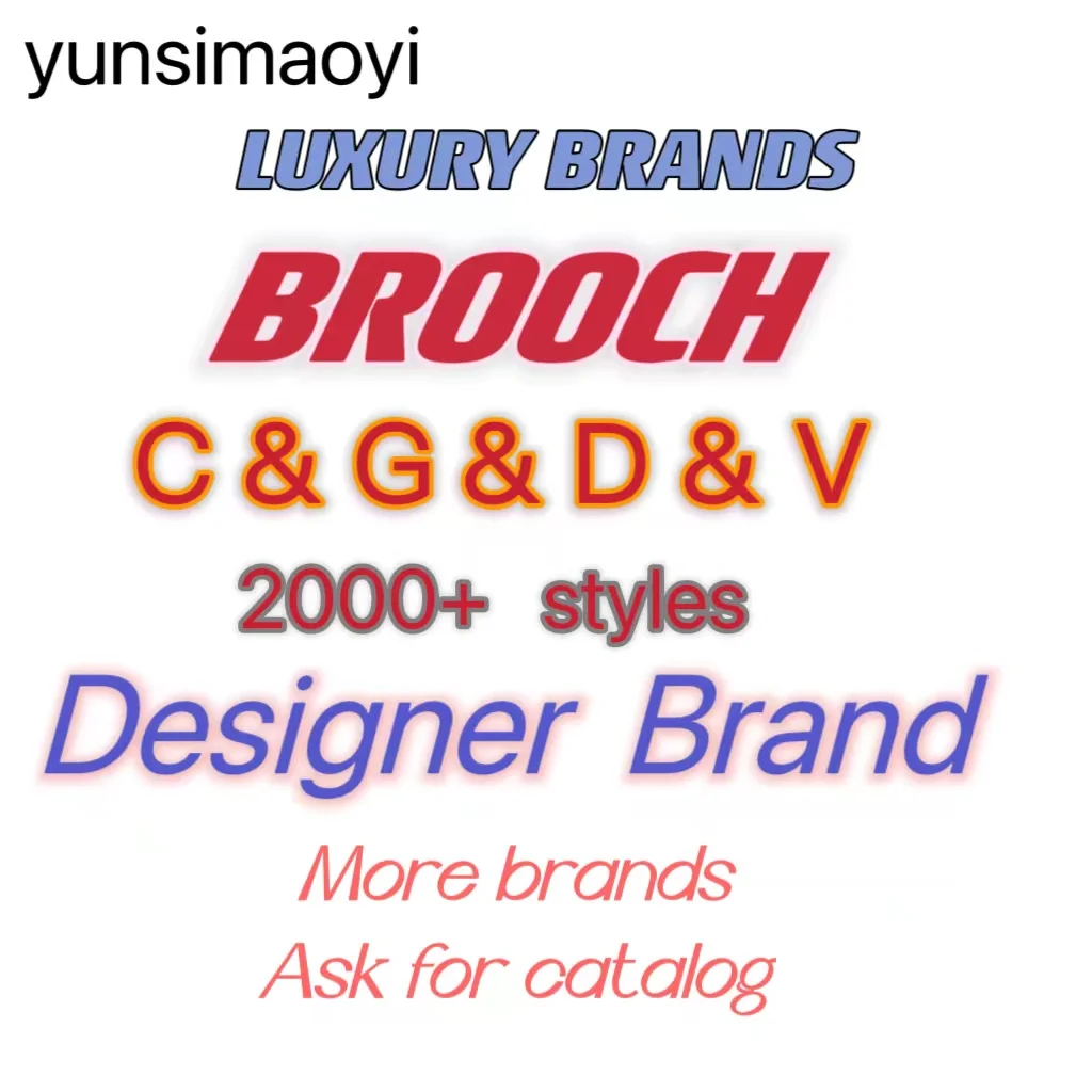 High quality Set rhinestoneCC brooch fashion Drip luxury brooch Jewelry for women New brooch