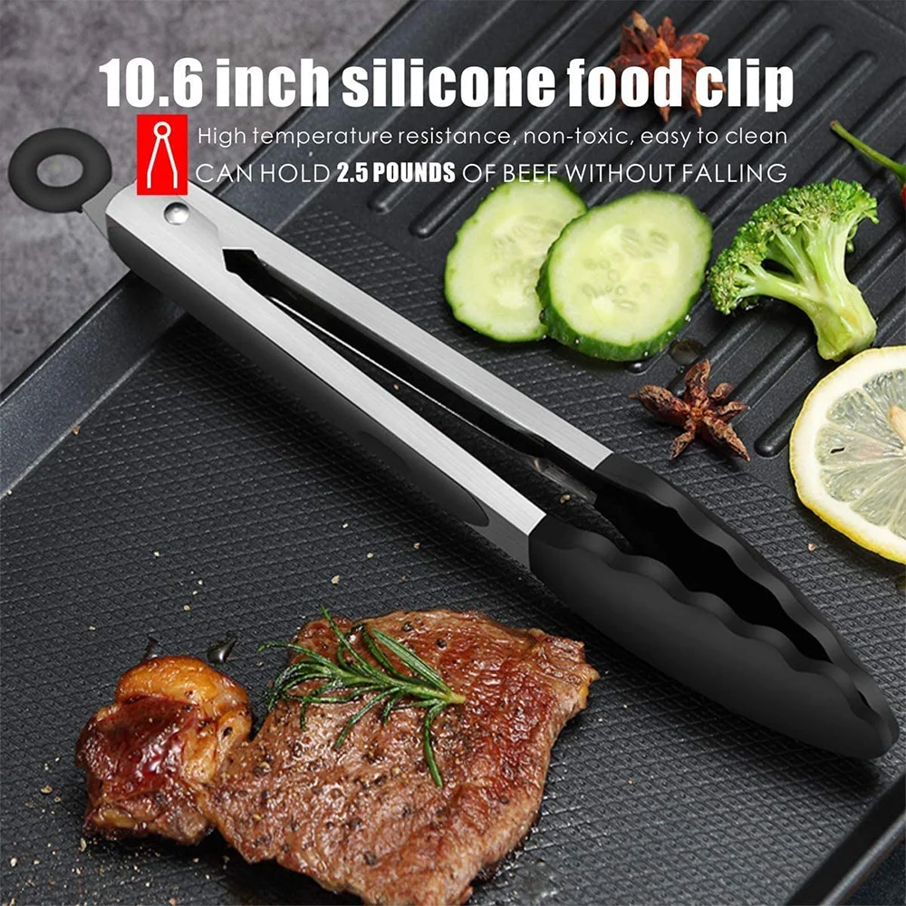 BPA-Free Kitchen 11 pcs Heat Resistant Rubber silicone spatula set Baking Utensils for Cooking tools Nonstick Cookware Friendly