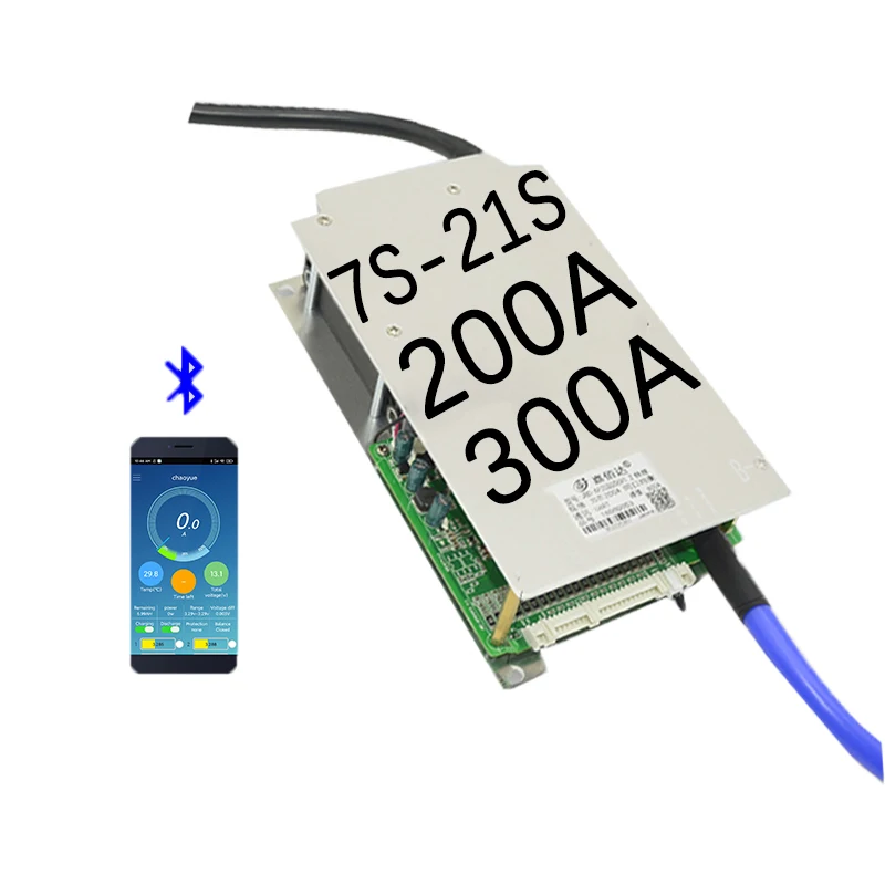 JBD Smart Lithium BMS 18650 Canbus 8S 24V 200A Lifepo4 Heat Solar/Ev Battery Management System 20S 72V Li-Ion BMS 10S 36V