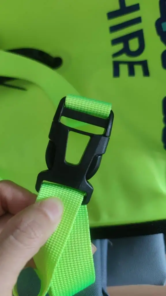 High visibility Swim Buoy Dry Bag 28L For Open Water Use