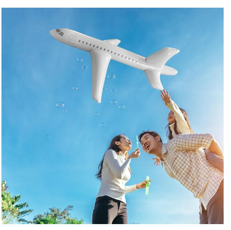 pvc small inflatable airplane mini aircraft for advertising