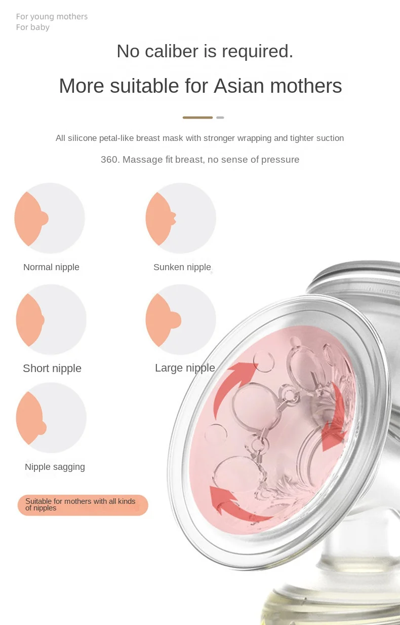 Breast Nipple Suckers Massager Pump Painless Breastfeeding Massage Manual Breast Pumps