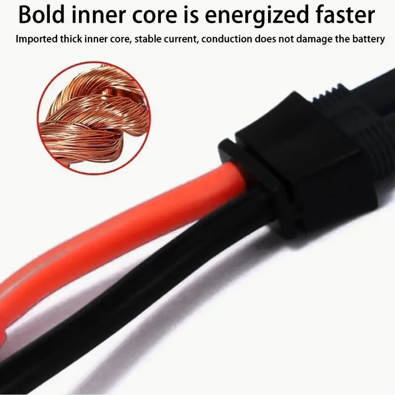 IWEWAVAN Smart Car Jump Starter Clamp Cable Emergency Lead Booster Battery Cable Alligator Clip Anti Invert