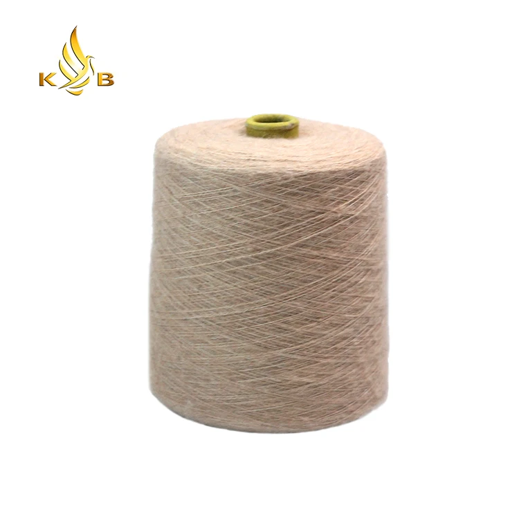 
Mohair brush yarn nepped yarn 9NM with three colors effect for Knitting 